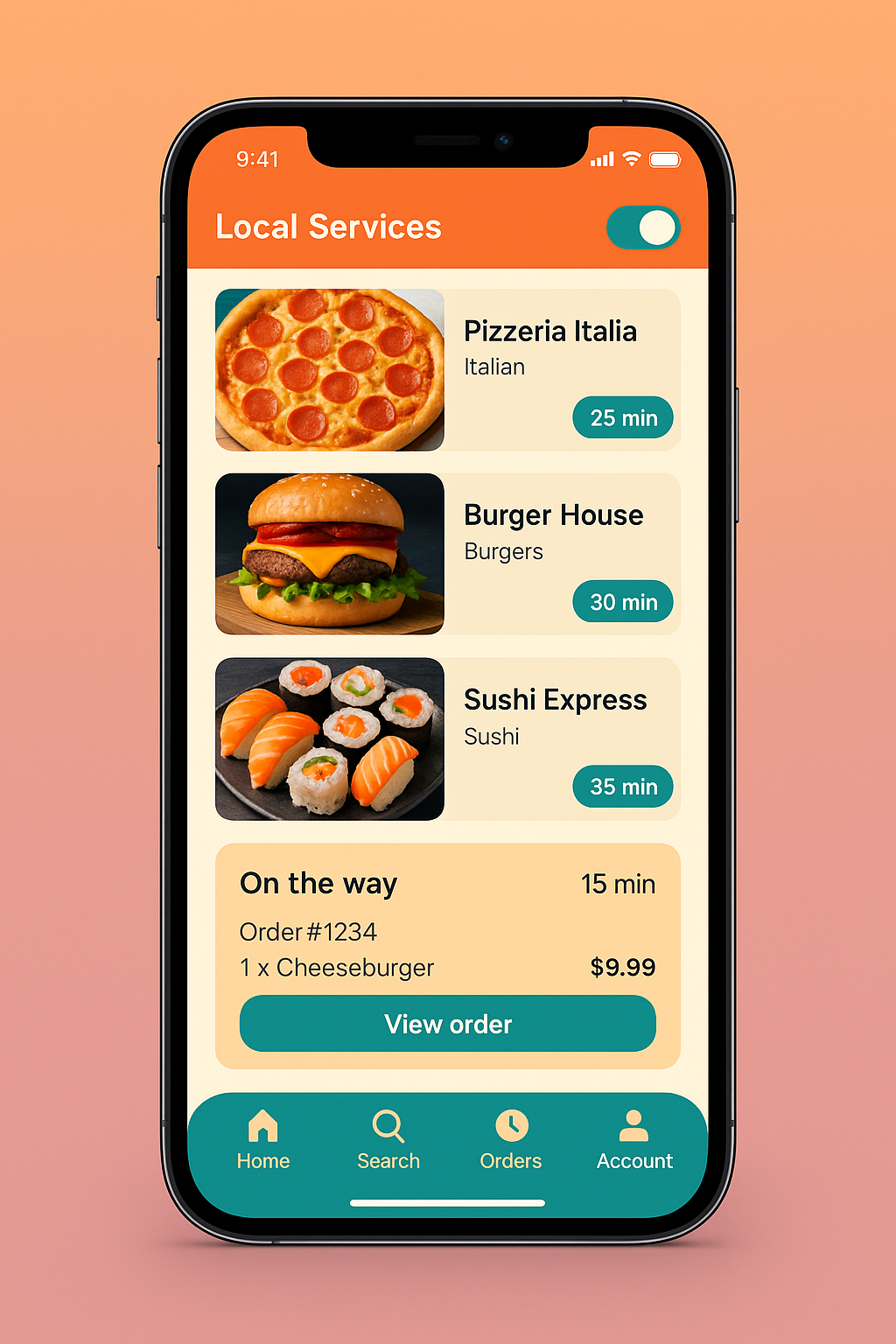 Tasteway local services app